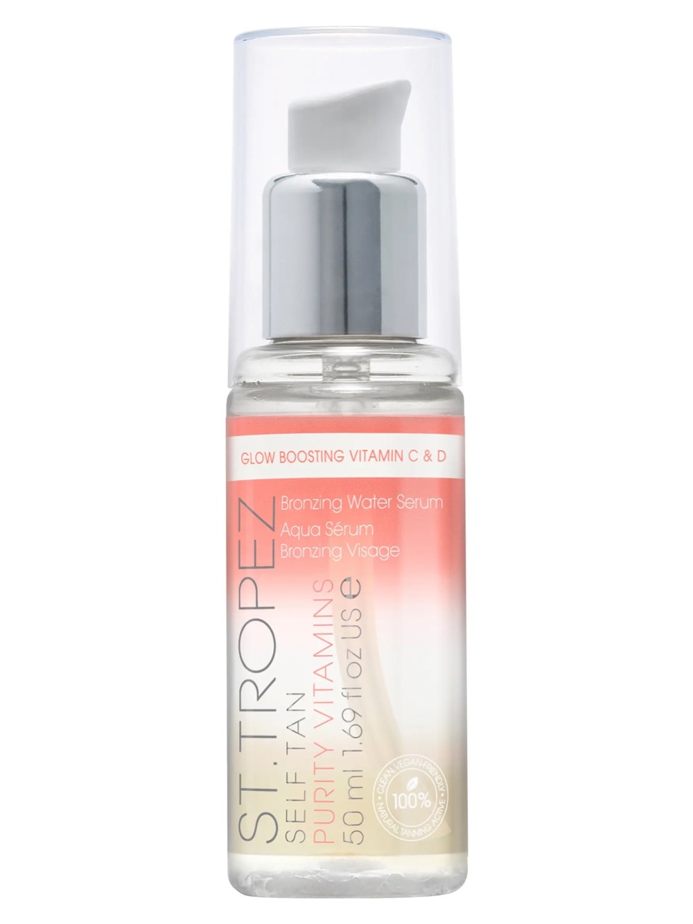 FREEw/$10+ PURCHASE:St.Tropez Self Tan Purity Vitamins Bronzing Water Face Serum